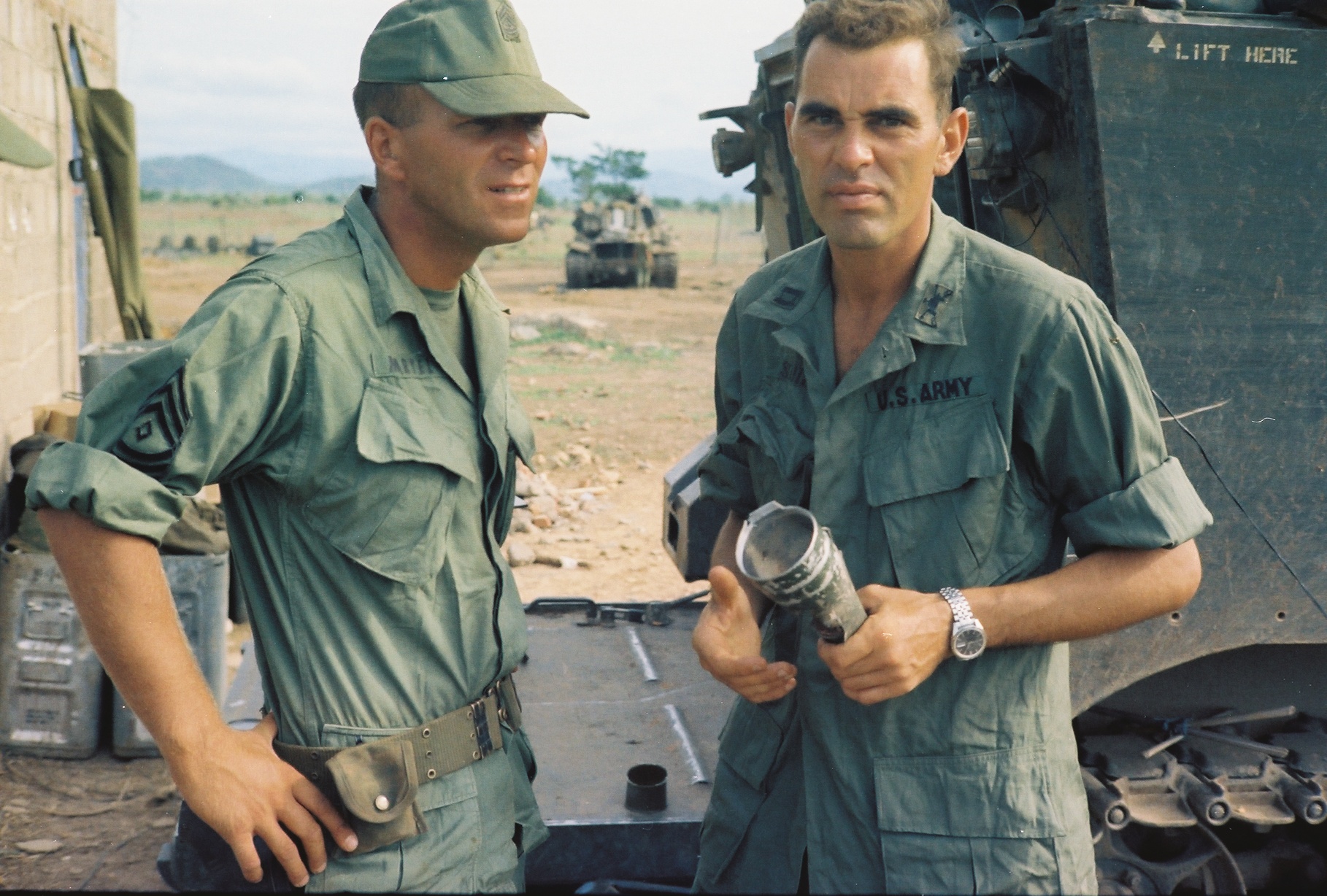 Cpt Stull and 1st Sgt Martell