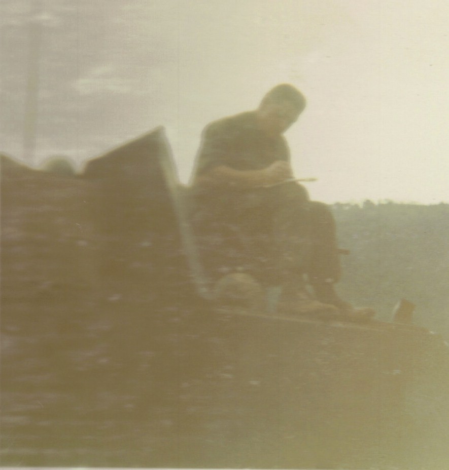 Sgt Mac writing to homefron