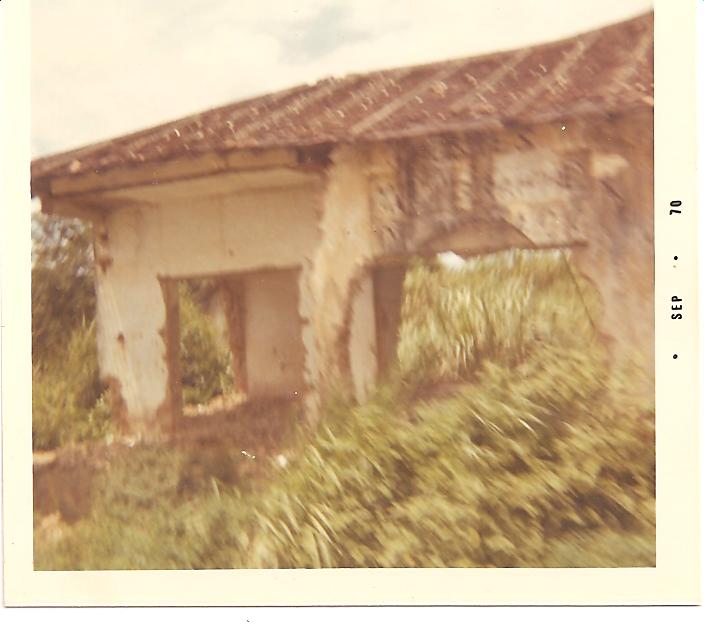 Passing by a bombed out building